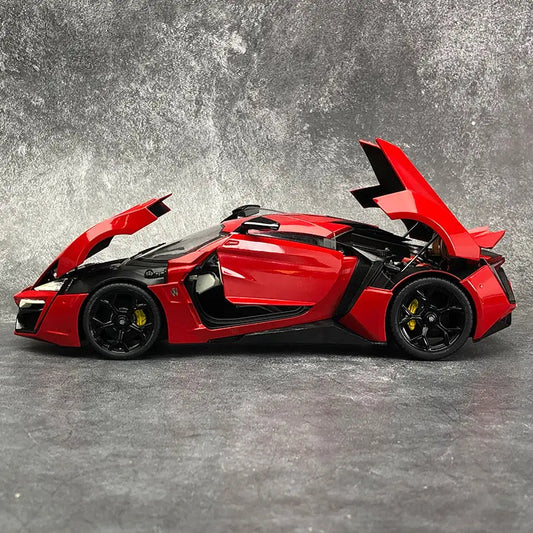 1:18 Lykan Hypersport Alloy Sport Car Model Diecast Metal Racing Car Vehicles Model High Simulation Collection Children Toy Gift